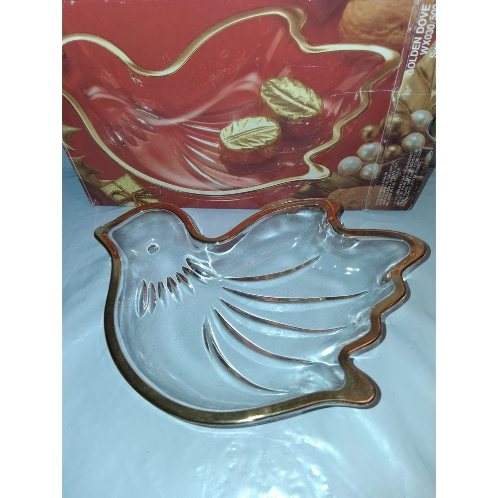 MIKASA Golden Dove‎ candy dish in original box New